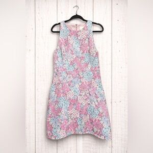 Kate Spade Floral Sleeveless Dress - Pink and Blue